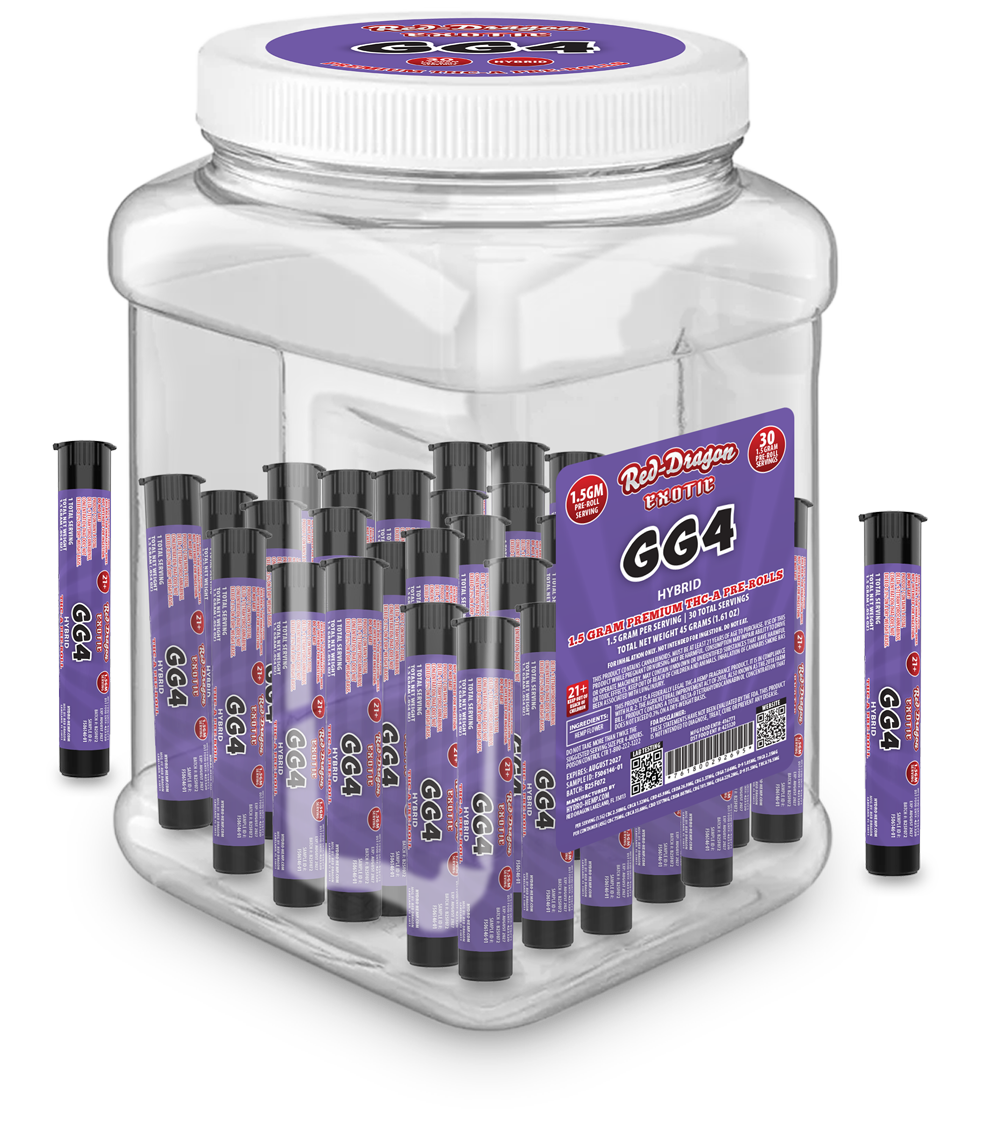 Red Dragon Exotic 1.5G THC-A Pre-Rolls - 30ct. 9015 - image 1
