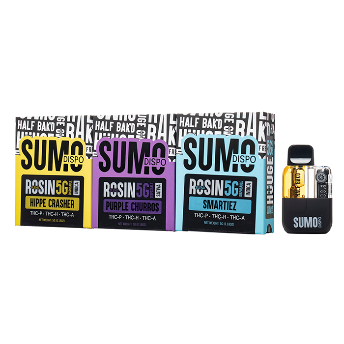 Half Bak'd Sumo Dispo 5G Rosin Blend Disposable - 5ct. 3588 - image 1