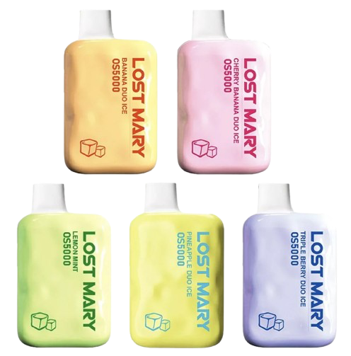Wholesale Lost Mary OS5000 Frozen Edition Disposable Vape Device - 10ct 1089 - image 1