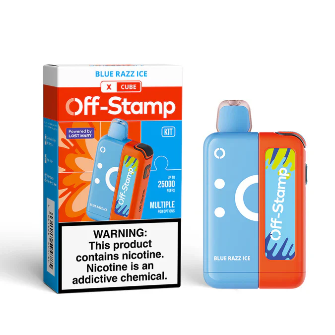 Wholesale Off-Stamp X-Cube Kit 25000 Puffs Disposable Device - 5ct 4680 - image 1