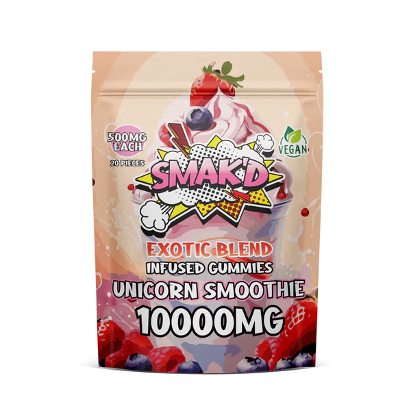 SMAK'D 10000mg Infused Gummies Exotic Blend - 6ct. 6022 - image 1