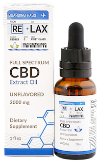 RE LAX Full Spectrum CBD Extract Oil - 2000mg  5844 - image 1