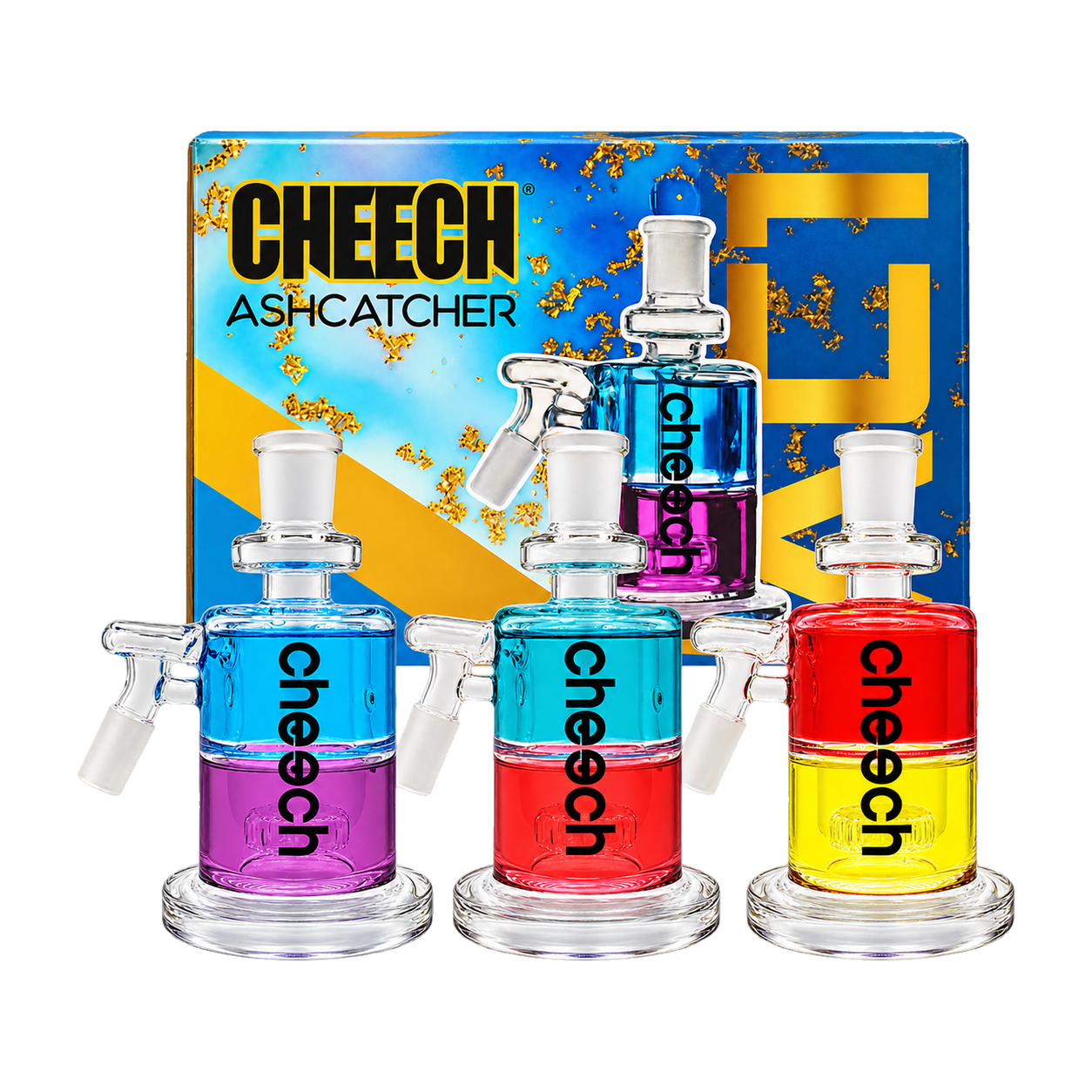 Cheech Glass - Fire and Ice Glycerin Ash Catcher HR-AC1 product image