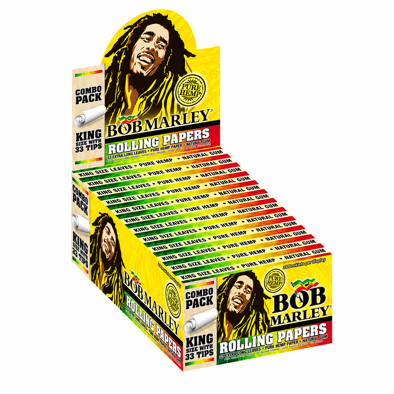 Bob Marley King Size Papers with Tips 24 Booklets per Display product image