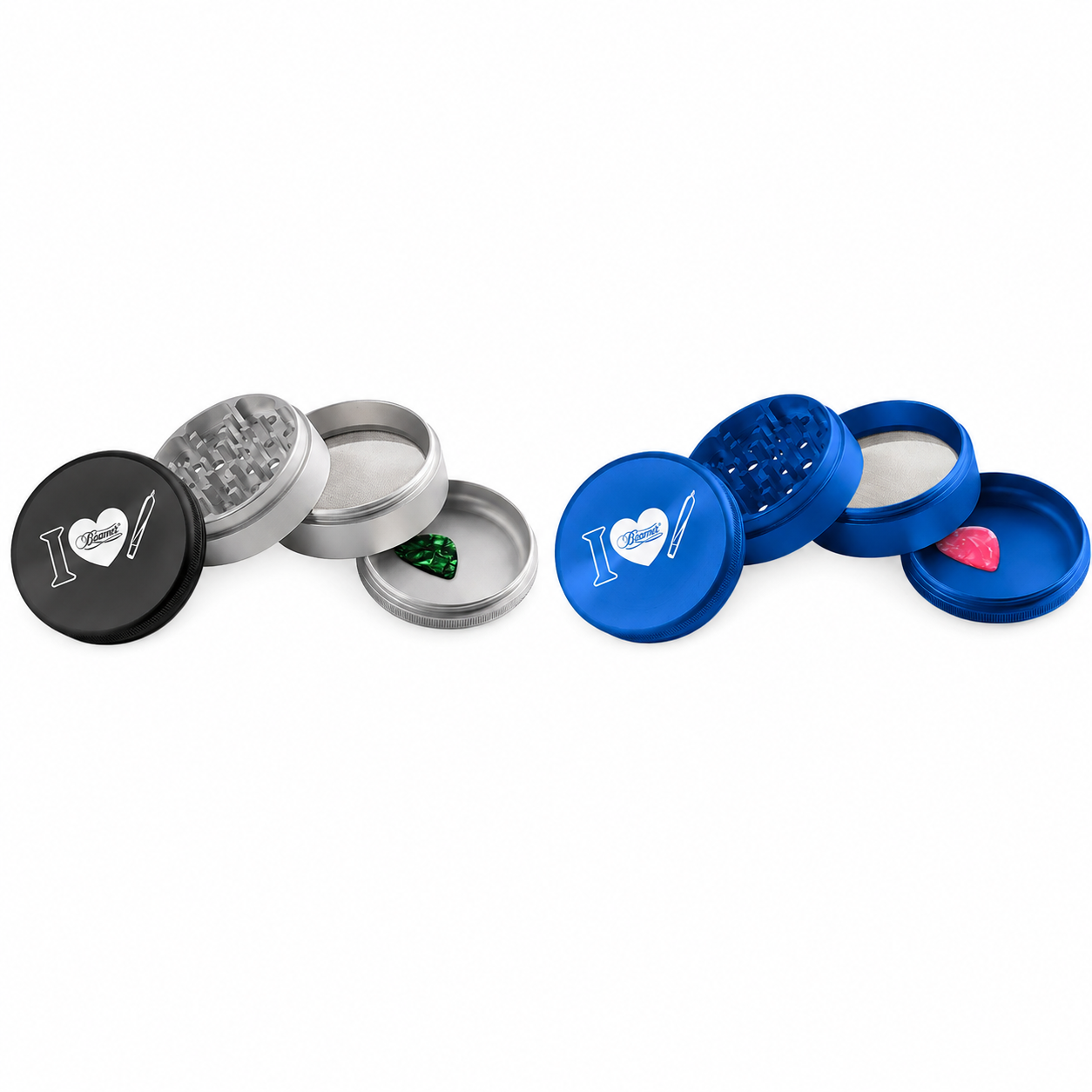 Beamer Aircraft Grade 4 Piece 90mm Big Boy Grinder - I Love Beamer product image