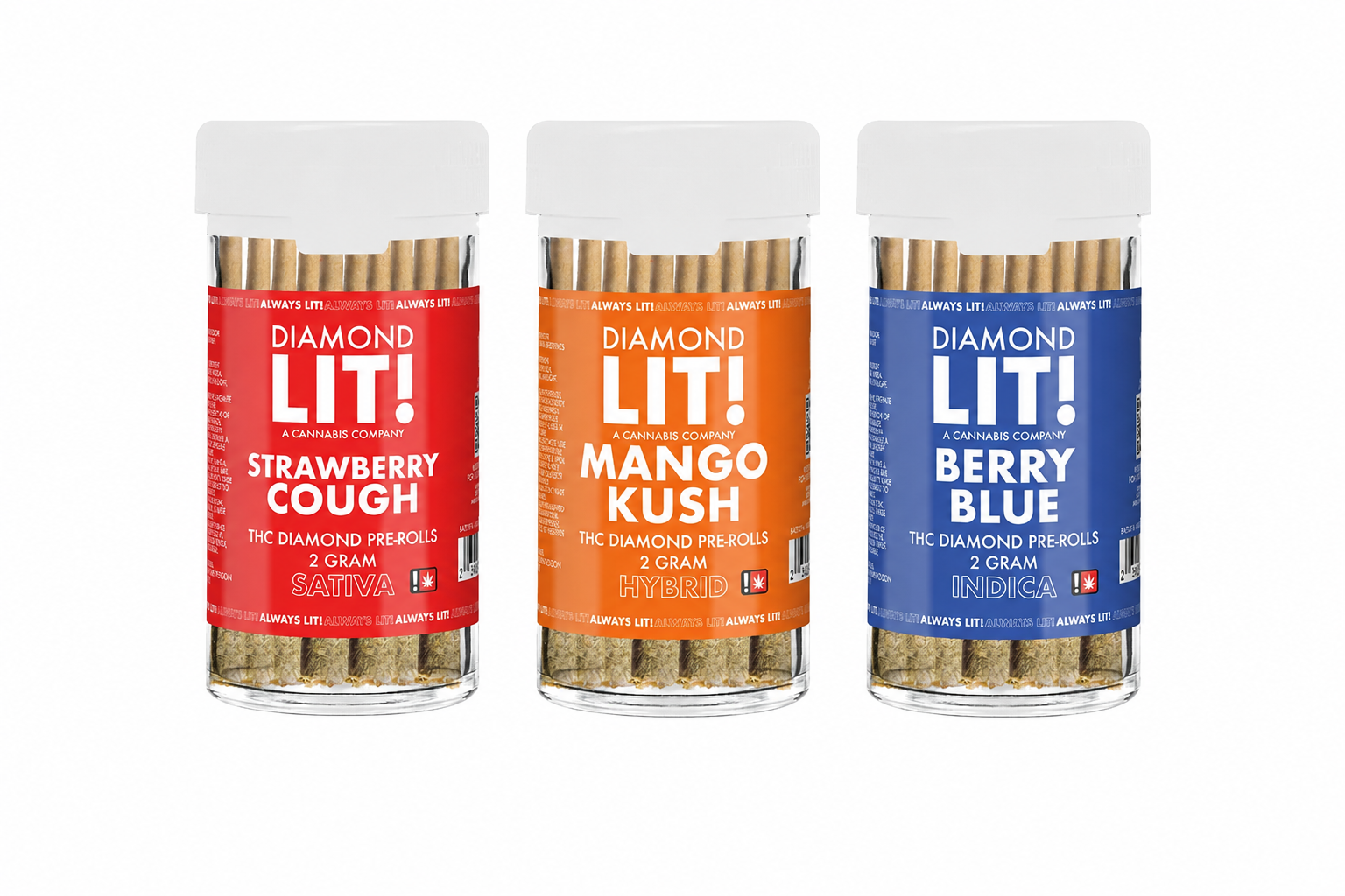 LIT THC Liquid Diamonds Pre Rolls - 10ct product image
