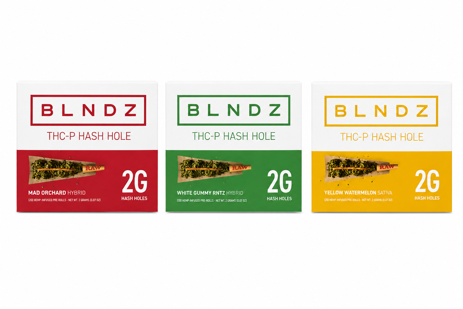 BLNDZ Botanicals 2g THCP Hash Hole 20ct Display product image
