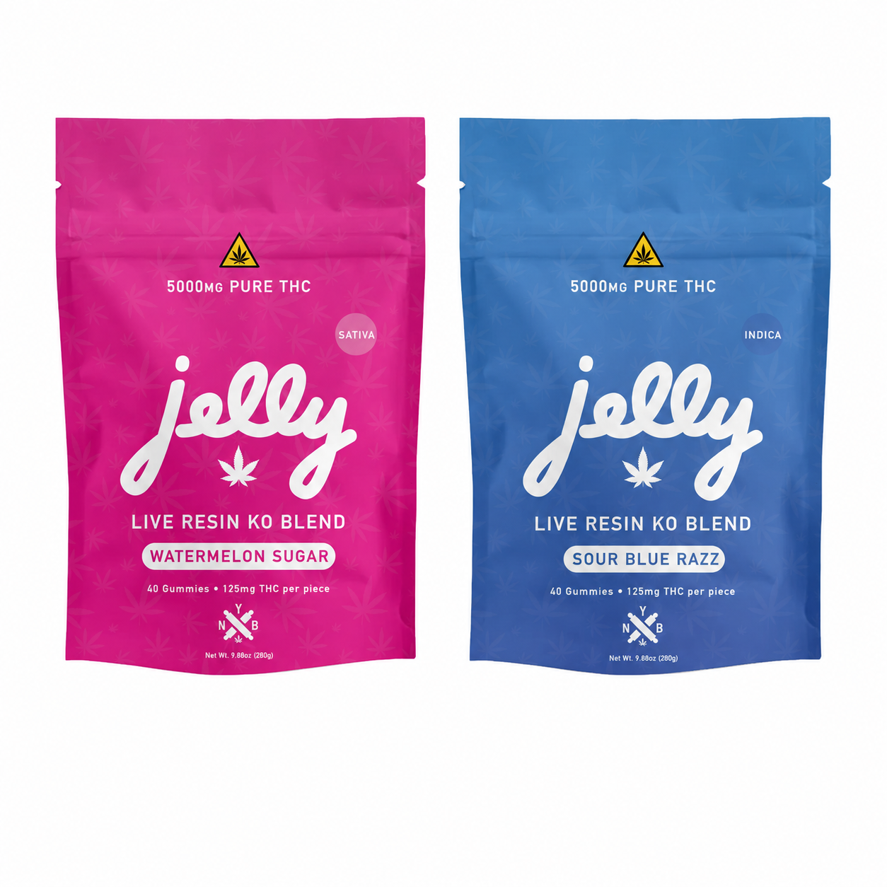 Jelly 5,000mg Live Resin KO Blend Gummies 40ct Bag product image
