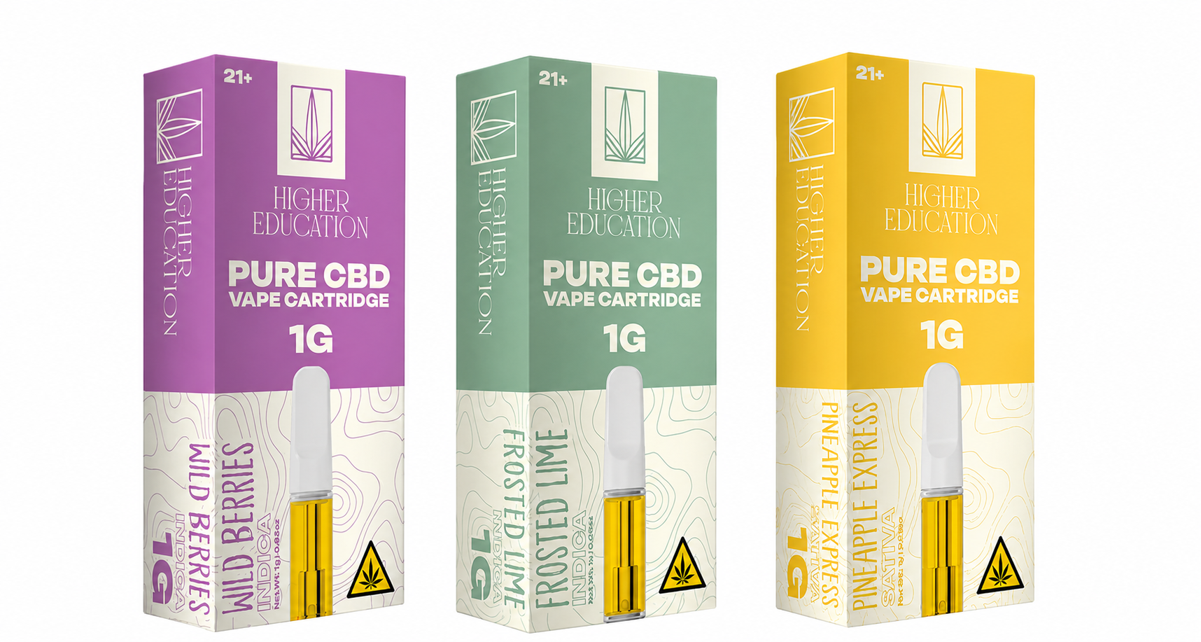 Higher Education Pure CBD 1g Cartridge 5ct product image