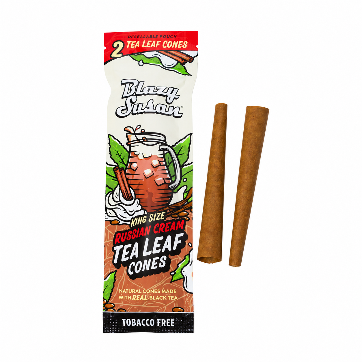 Blazy Susan King Size Russian Cream Tea Leaf Cones 10pk - image 2 of 2
