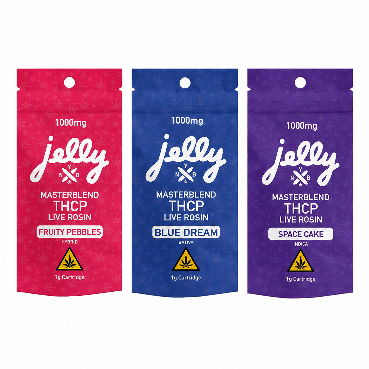 Jelly THCP 1g Master Blend Cartridge 5ct Display product image