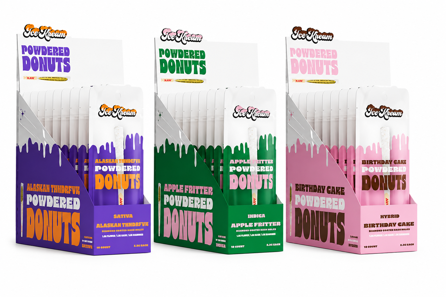 Ice Kream - THCP Donuts 2.25g Pre-rolls - 20ct Display product image
