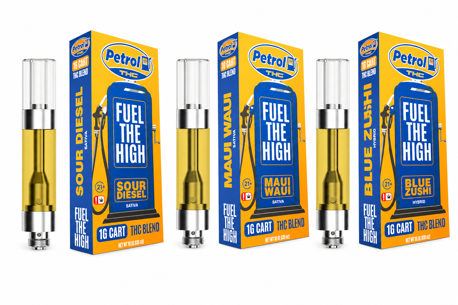 Petrol THC Blend 1G Cartridge 6ct Display product image