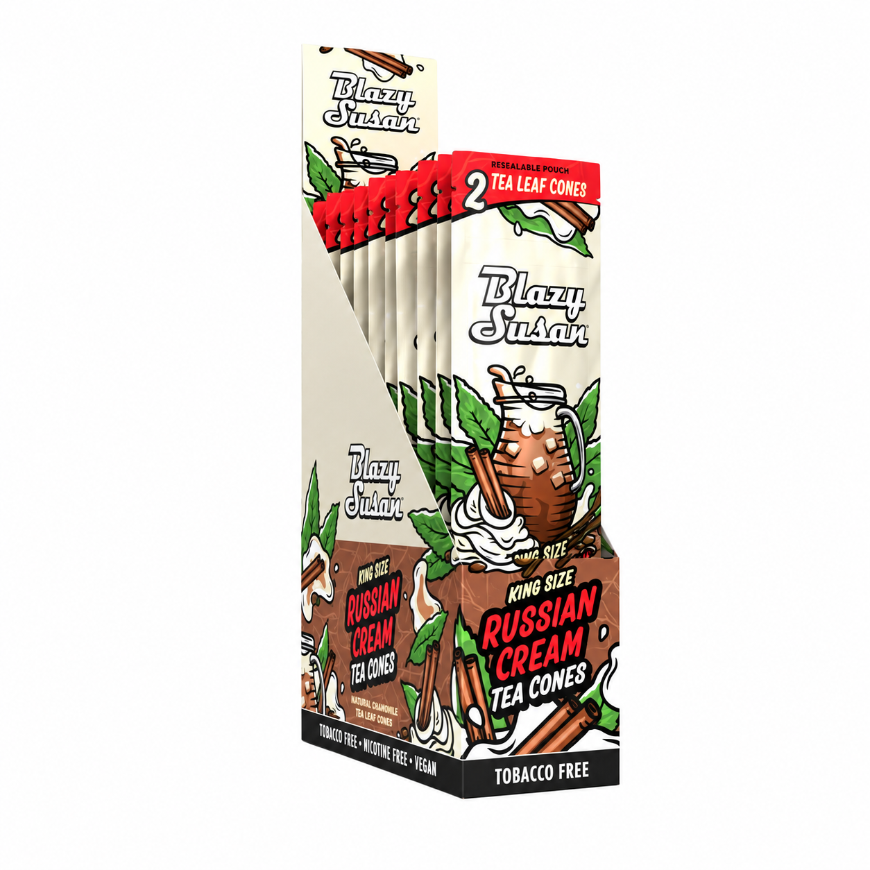 Blazy Susan King Size Russian Cream Tea Leaf Cones 10pk - image 1 of 2