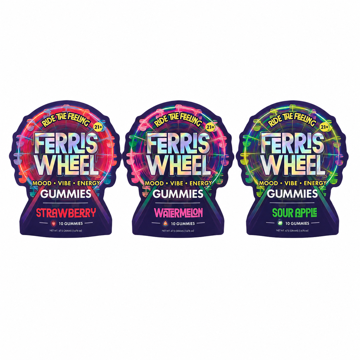 Ferris Wheel Gummies 10pk - 10ct Display product image
