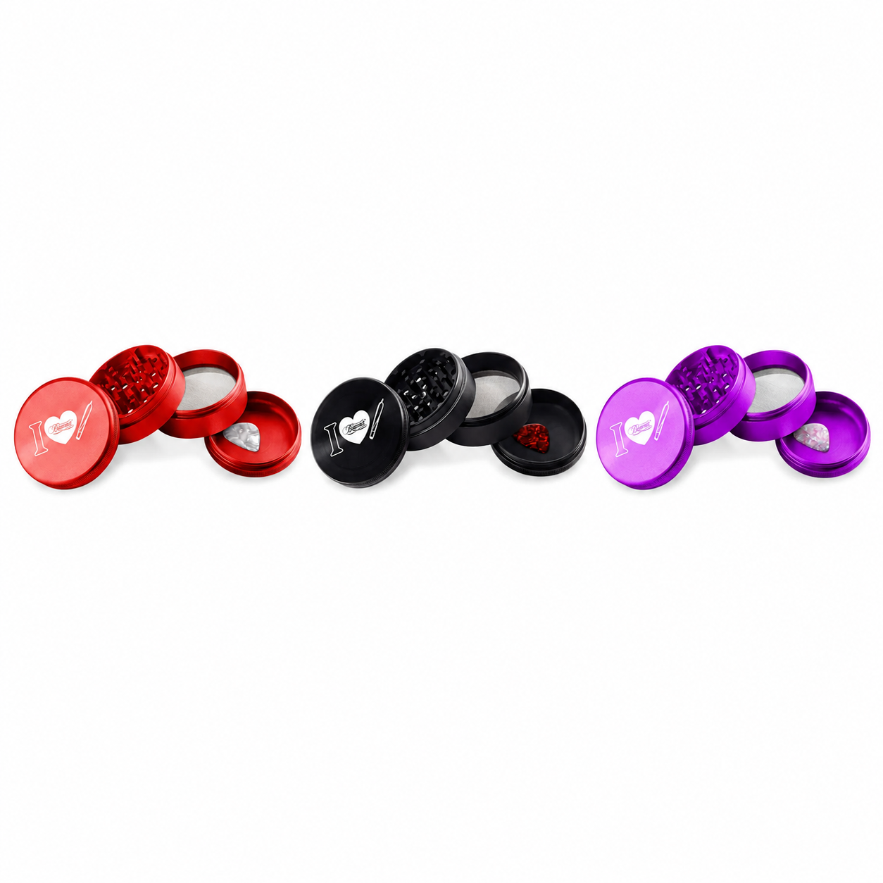 Beamer Aircraft Grade 4 Piece 75mm Grinder - I Love Beamer product image
