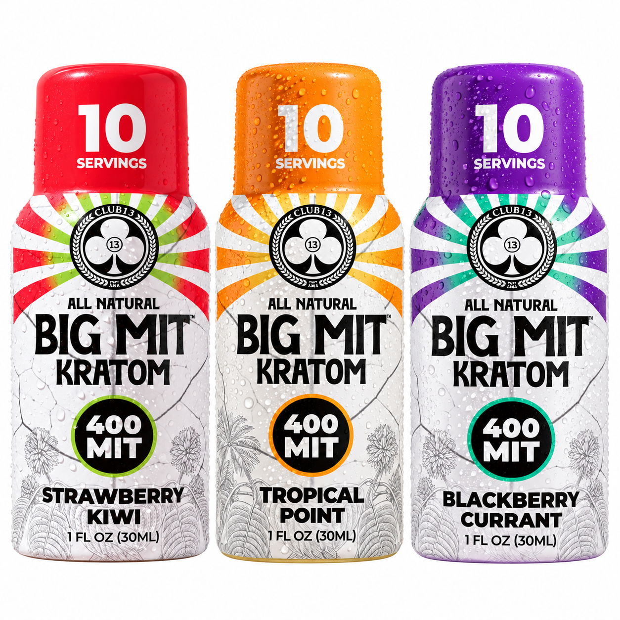 Club 13 BIG MIT Kratom Shots (400mit) 12ct Display product image