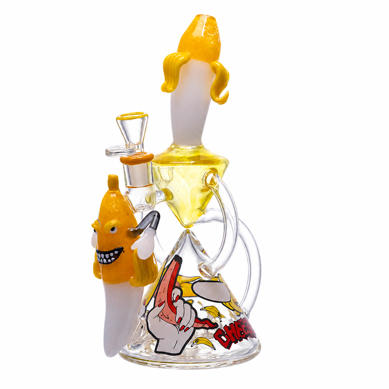 Cheech Glass - Banana Squad Plotting Slippery Sessions Water Pipe CHE-384 product image