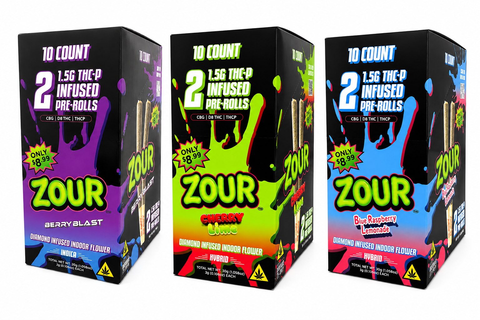 Zour Stash THCP Pre-Roll 10ct Display product image