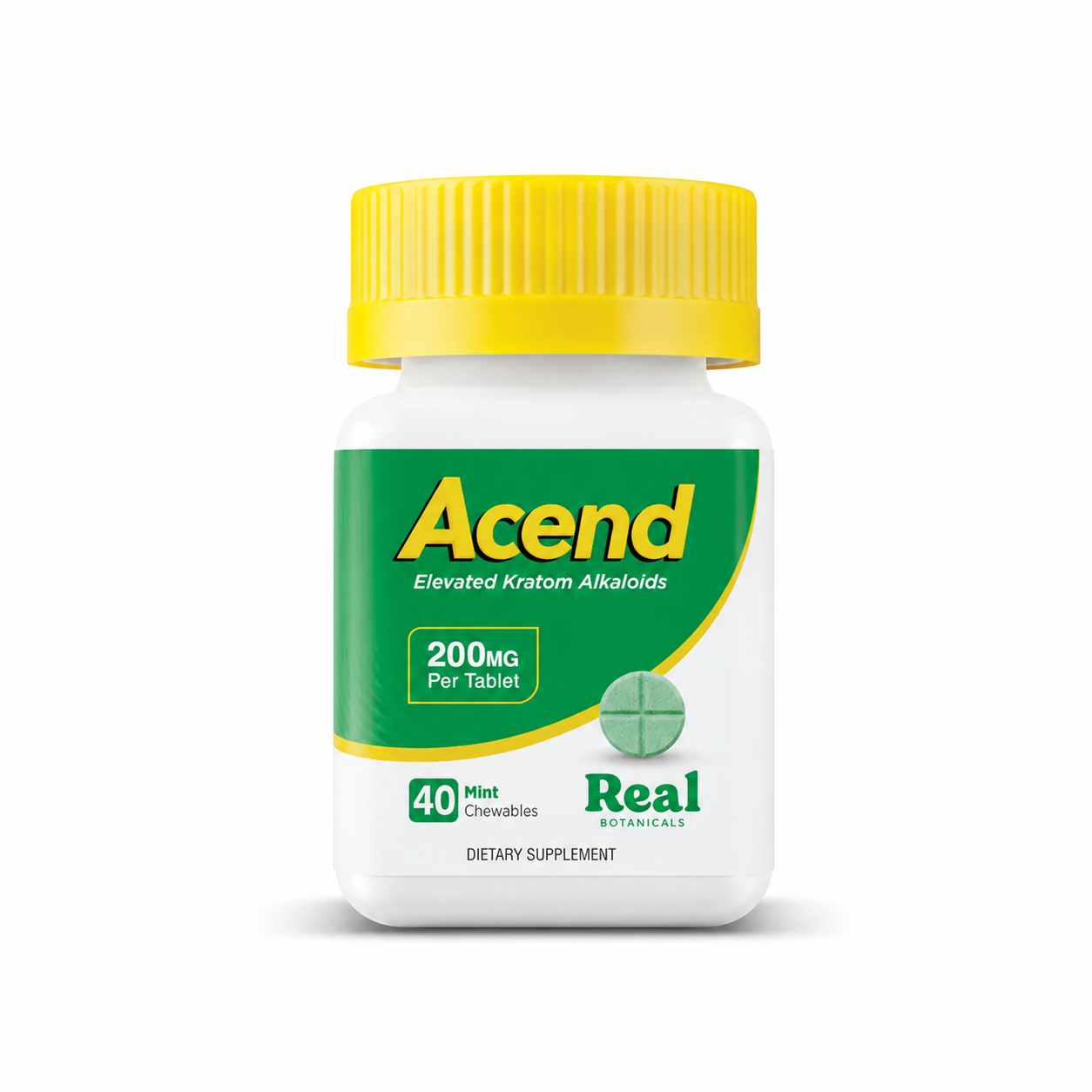 Real Botanicals 200mg 1pk Kratom Alkaloid Tablet 40ct Display product image