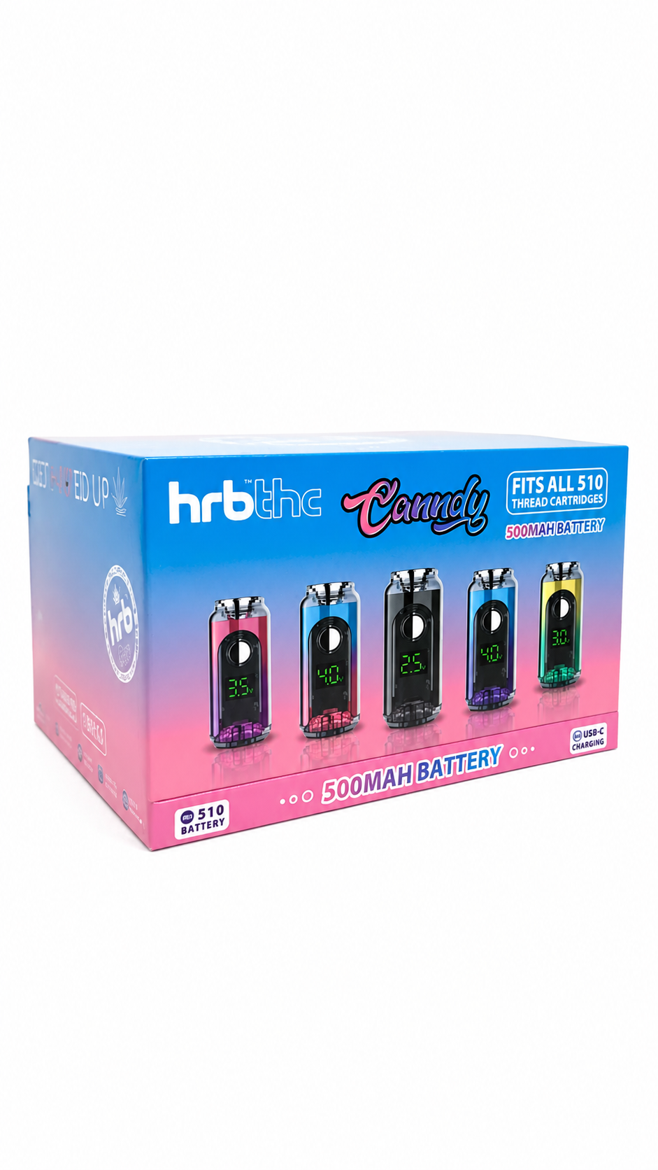 HRB THC 510 Digital Battery Assorted Colors 15ct Box product image
