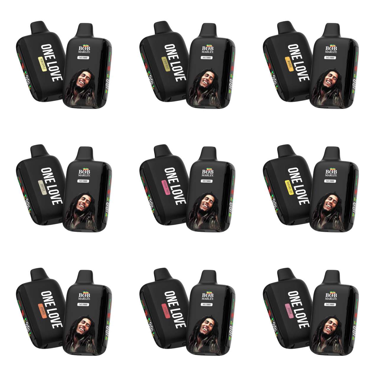 Bob Marley M15000 0% Disposable 10ct Display product image