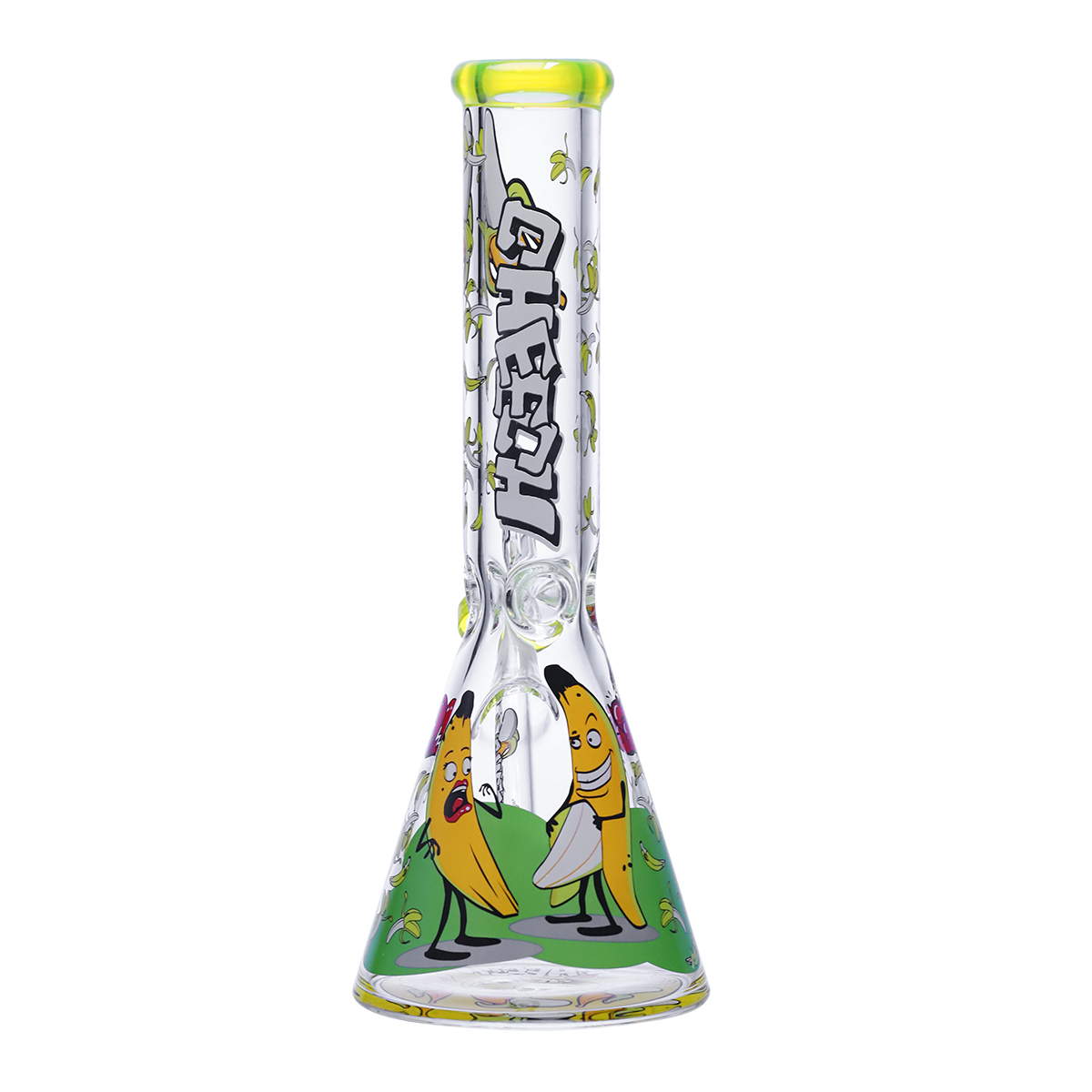 Cheech Glass - Banana Beaker Slipping Into Chaos - Water Pipe CH-391 - image 3 of 3