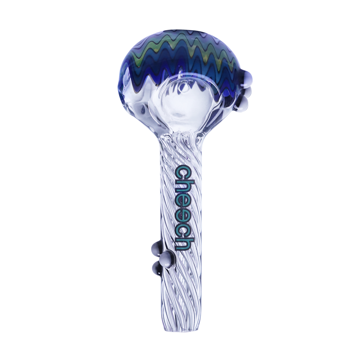 Cheech Glass - Colorful Wigwag Glass Hand Pipe 4ct Box CH-Pipe-343 - image 2 of 5