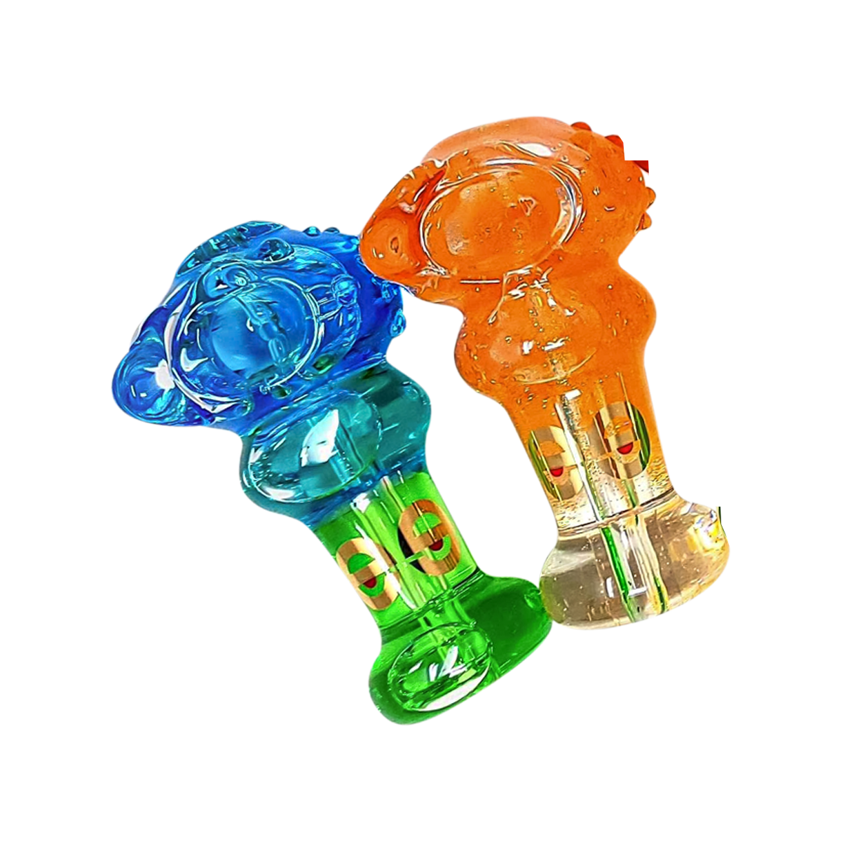 Cheech Glass - 4in Colorful Glycerin Hand Pipe CH-Pipe-3F - image 1 of 4