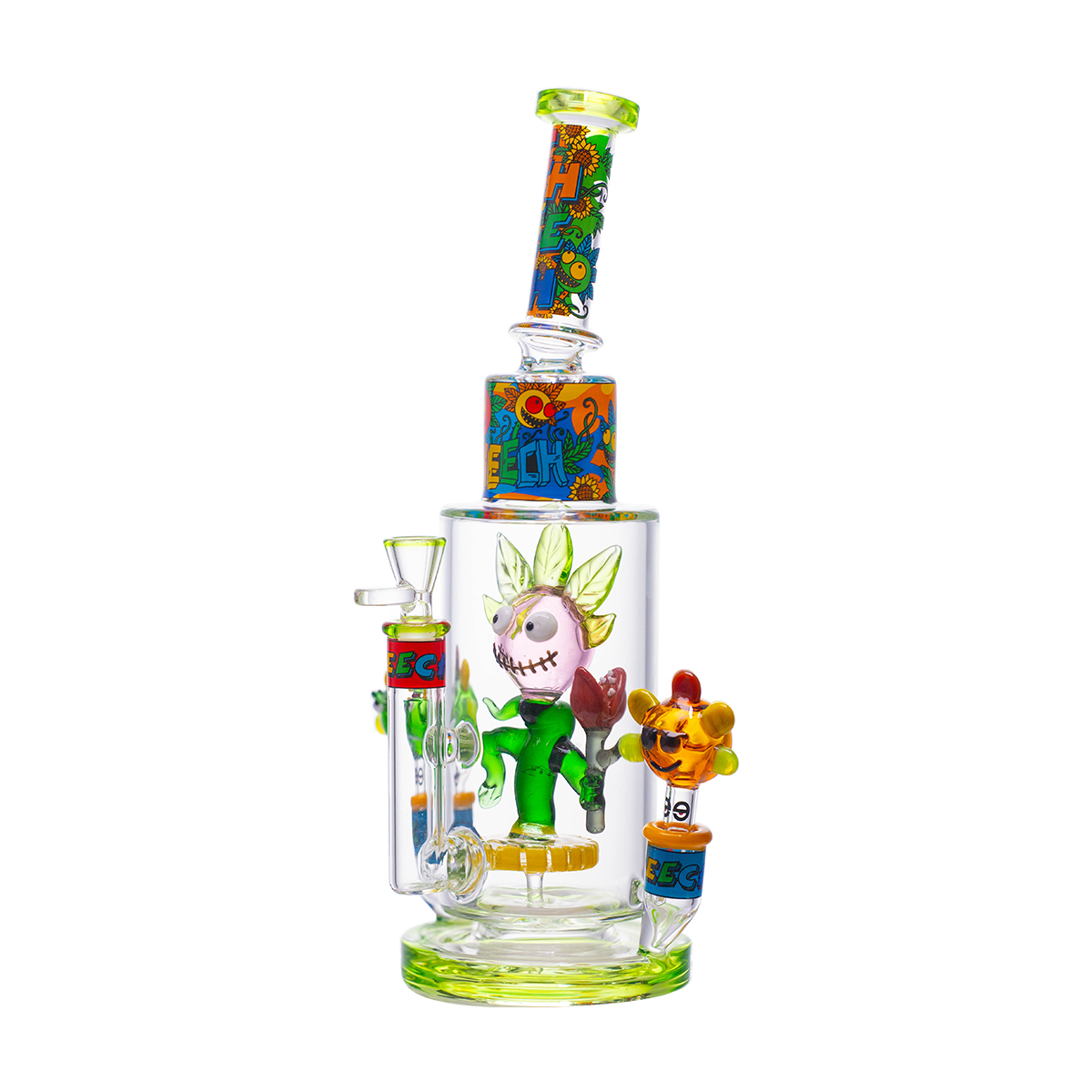 Cheech Glass - Sunflower Stoner Vibe Water Pipe W/ Hand Pipes CHE-405 - image 1 of 3