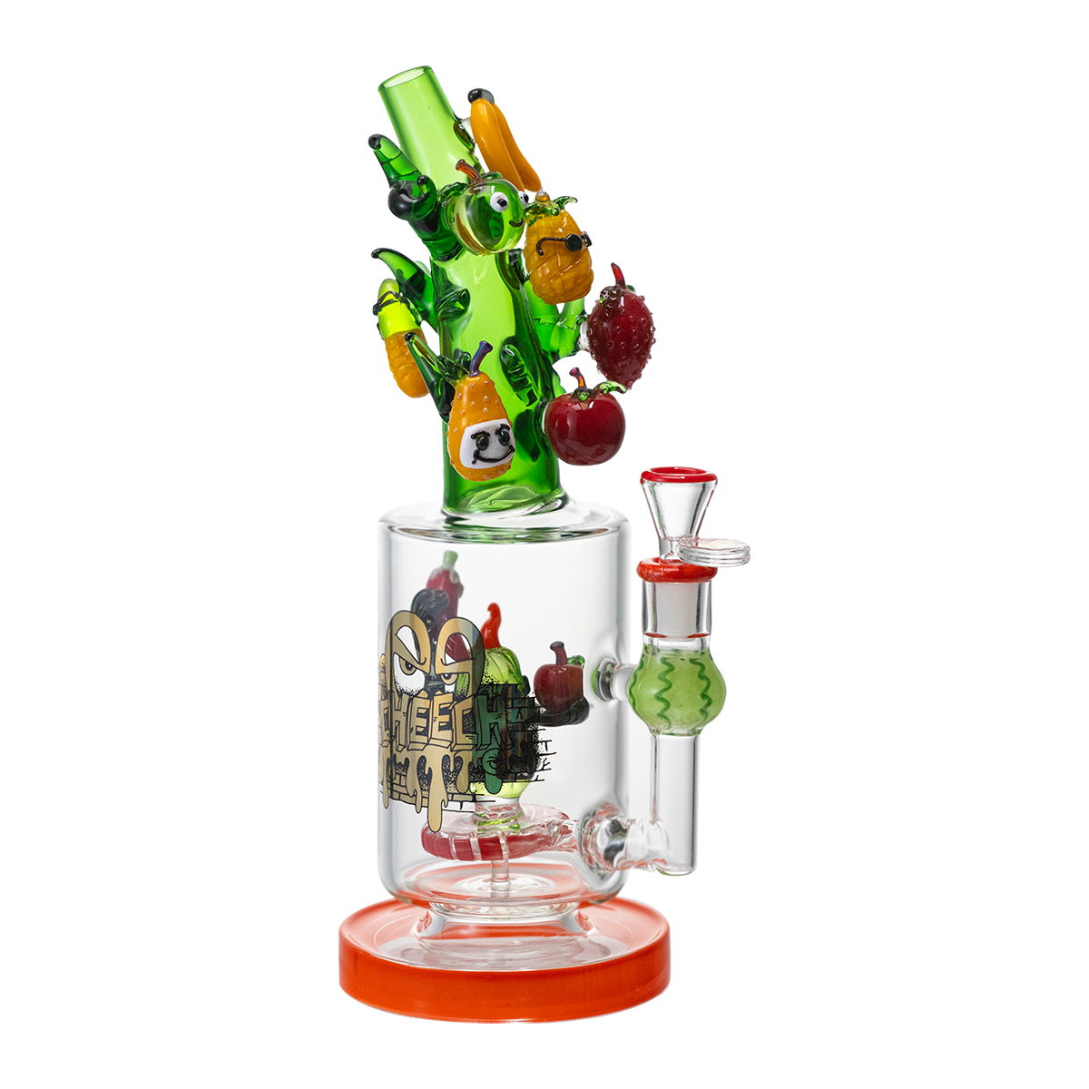 Cheech Glass - Veggies Volcano Of Giggles - Water Pipe CHE-406 - image 1 of 3
