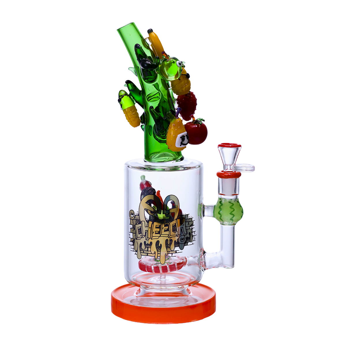Cheech Glass - Veggies Volcano Of Giggles - Water Pipe CHE-406 - image 3 of 3