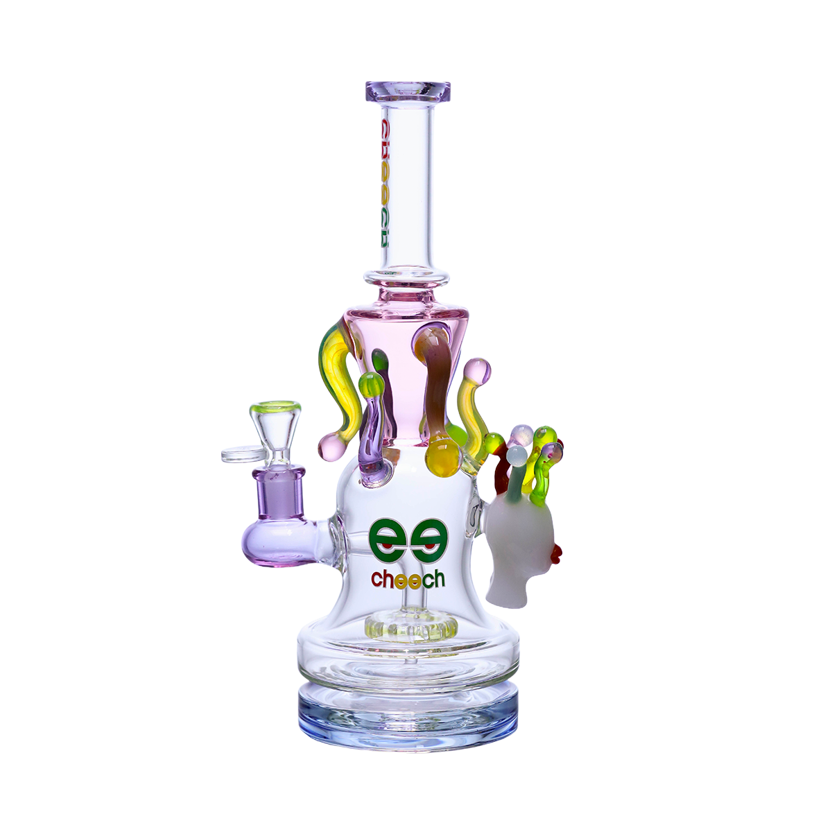 Cheech Glass - Jelly-Crowned Alien Rig Goes Wild - Water Pipe CHE-407 - image 1 of 3