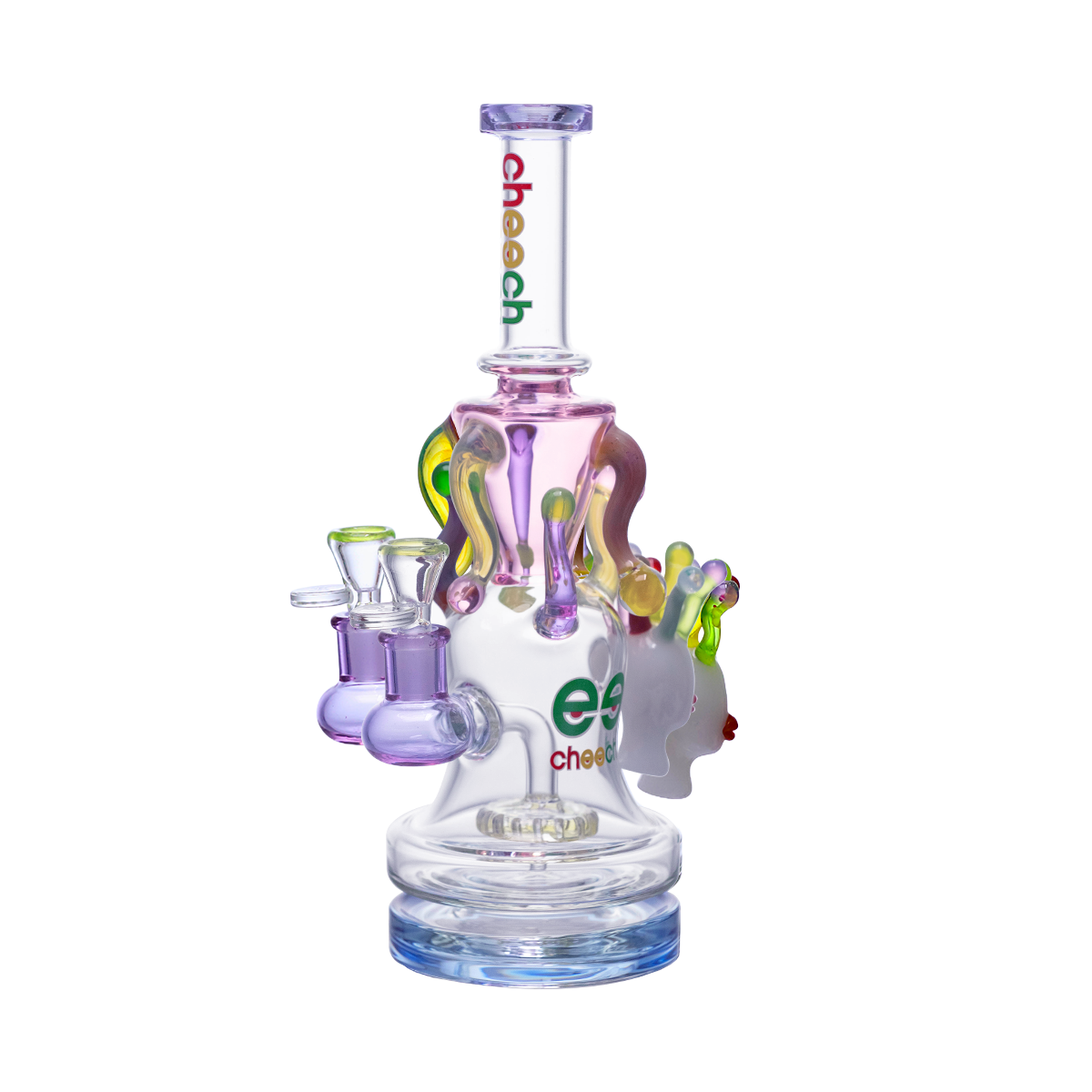 Cheech Glass - Jelly-Crowned Alien Rig Goes Wild - Water Pipe CHE-407 - image 2 of 3