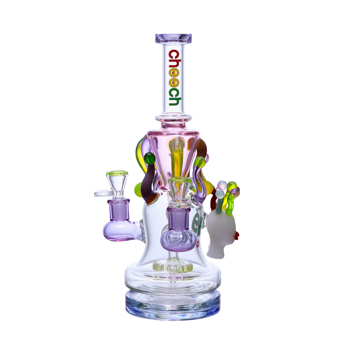 Cheech Glass - Jelly-Crowned Alien Rig Goes Wild - Water Pipe CHE-407 - image 3 of 3