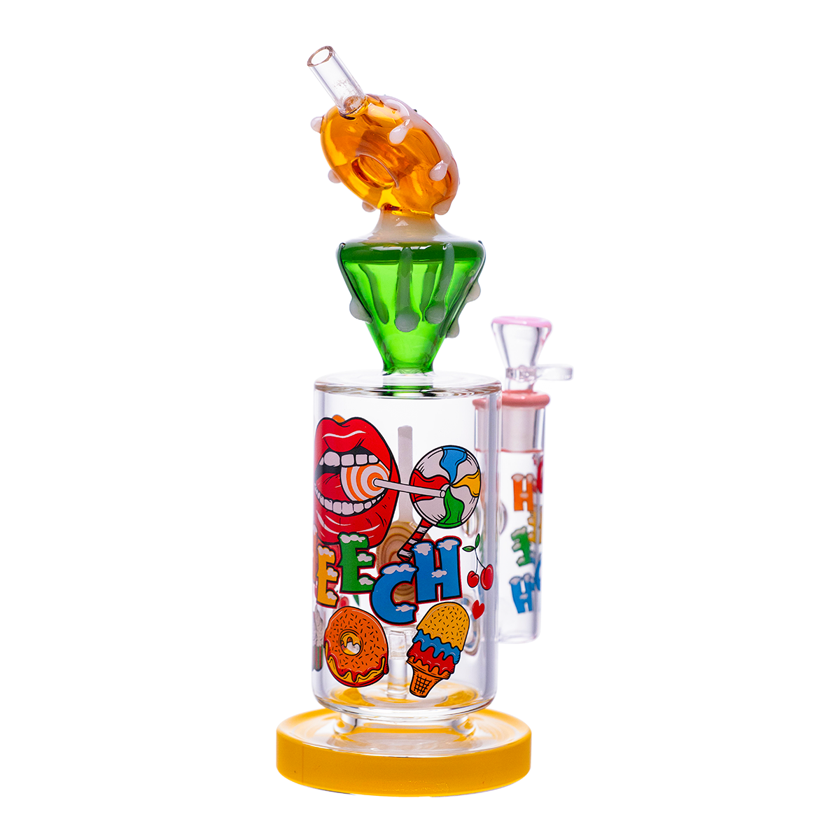 Cheech Glass - Candy Themed Donut - Water Pipe CHE-412 - image 2 of 3