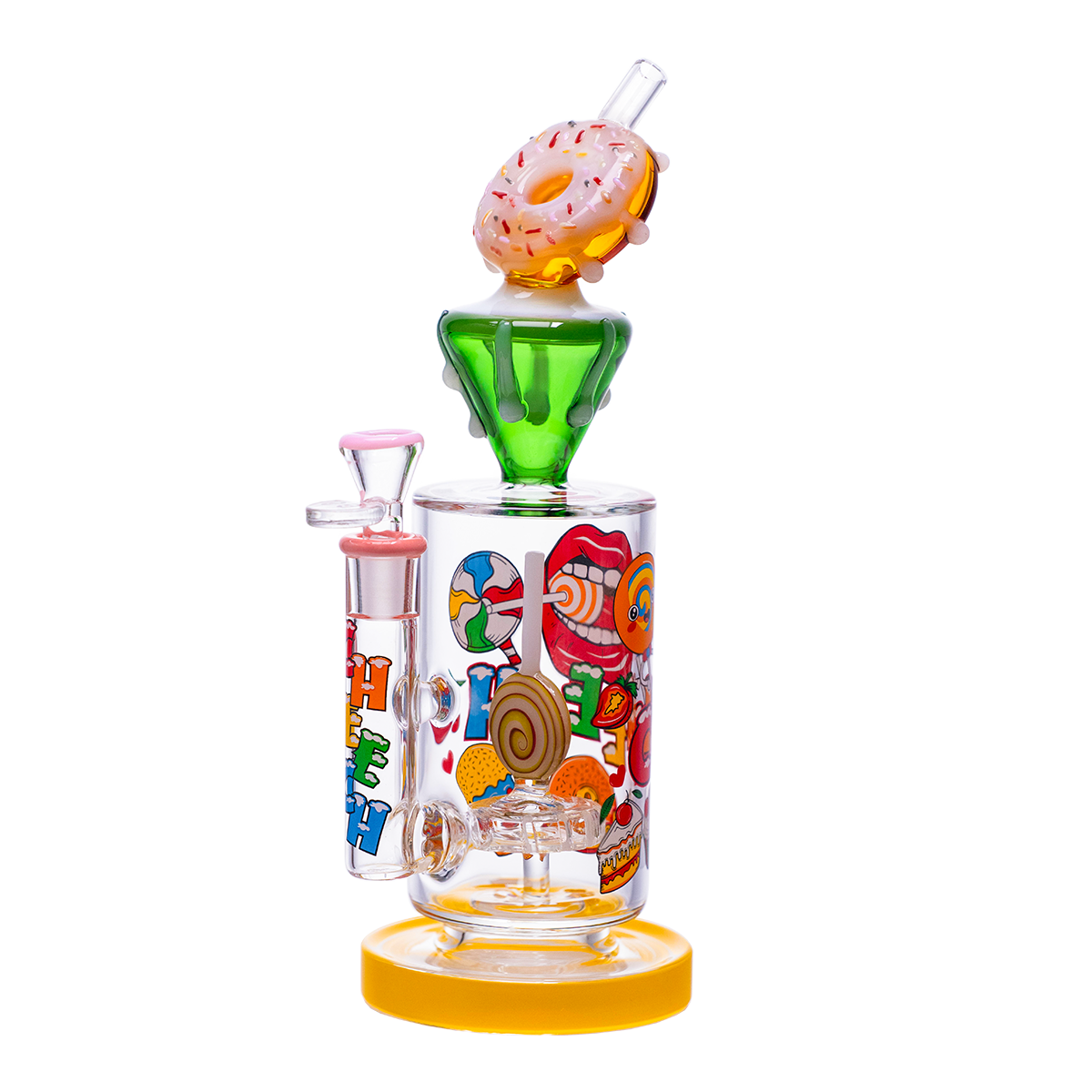 Cheech Glass - Candy Themed Donut - Water Pipe CHE-412 - image 1 of 3