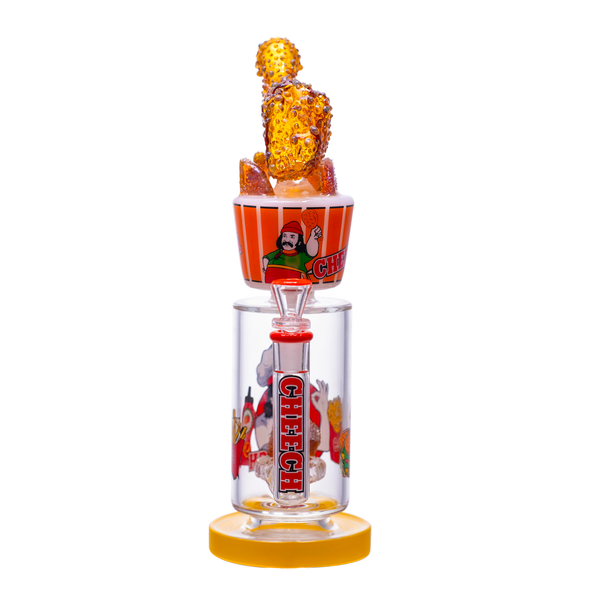 Cheech Glass - Fried Chicken Cup Style Glass - Water Pipe CHE-413 - image 2 of 3