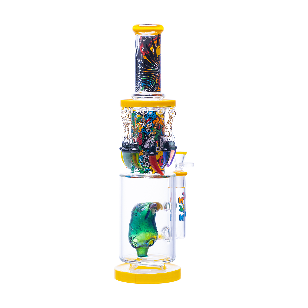 Cheech Glass - Angry Parrot Judging Your Life - Water Pipe CHE-416 - image 2 of 4