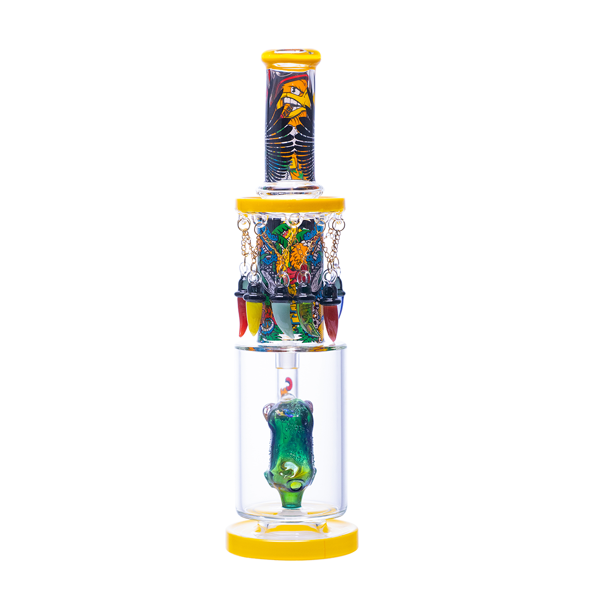Cheech Glass - Angry Parrot Judging Your Life - Water Pipe CHE-416 - image 4 of 4