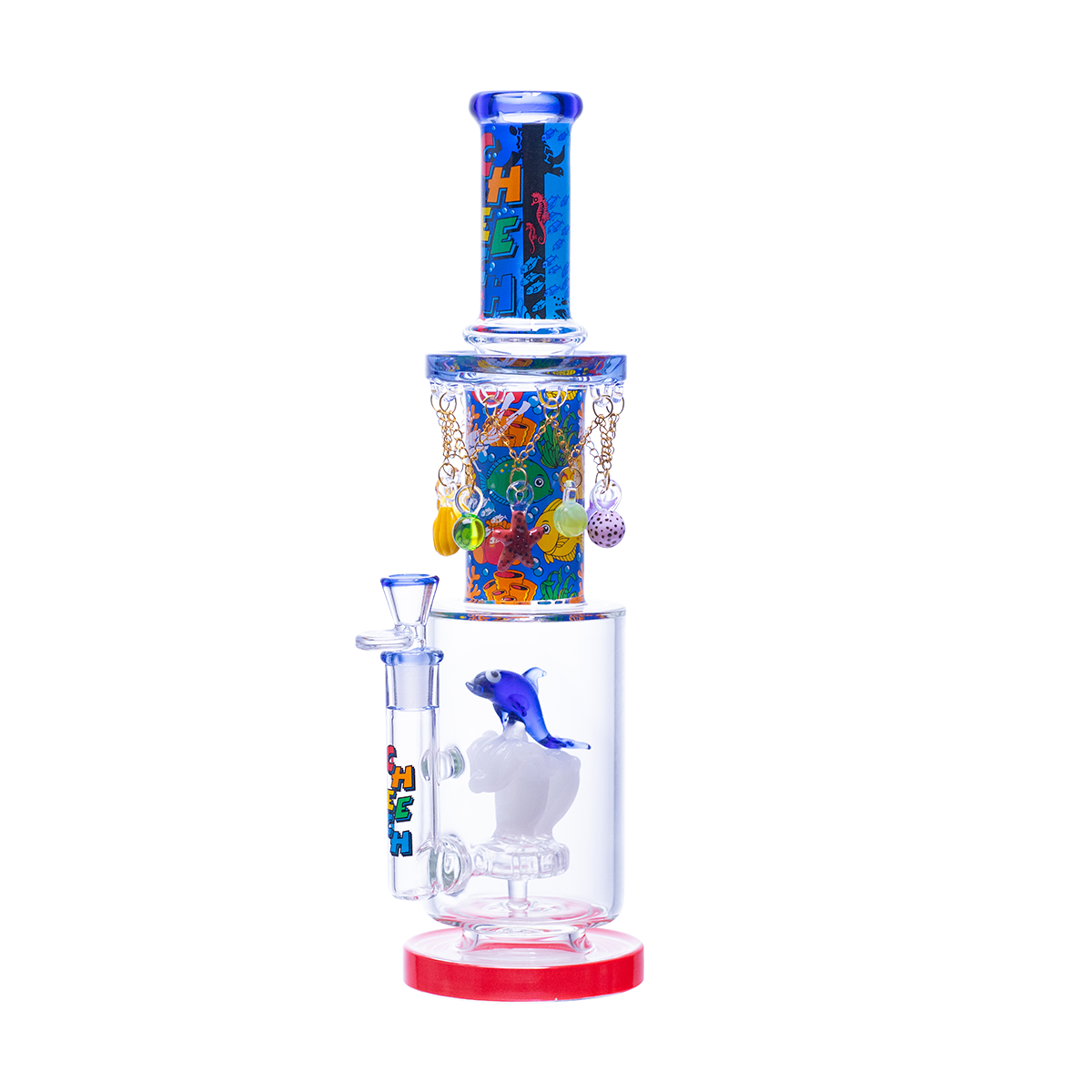 Cheech Glass - Cute Dolphin , UnHinged Life Choices - Water Pipe CHE-417 - image 3 of 3