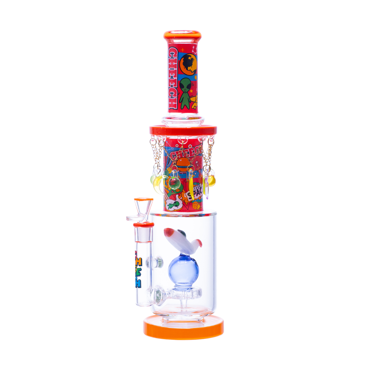 Cheech Glass - Smoke To The Moon - Water Pipe CHE-418 - image 1 of 3