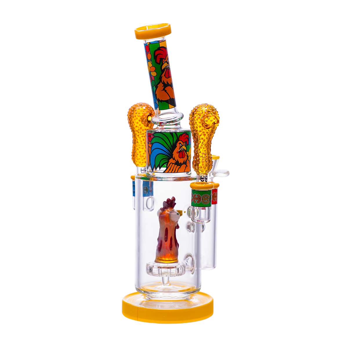 Cheech Glass - Fried Chicken Wings - Water Pipe CHE-419 - image 2 of 3