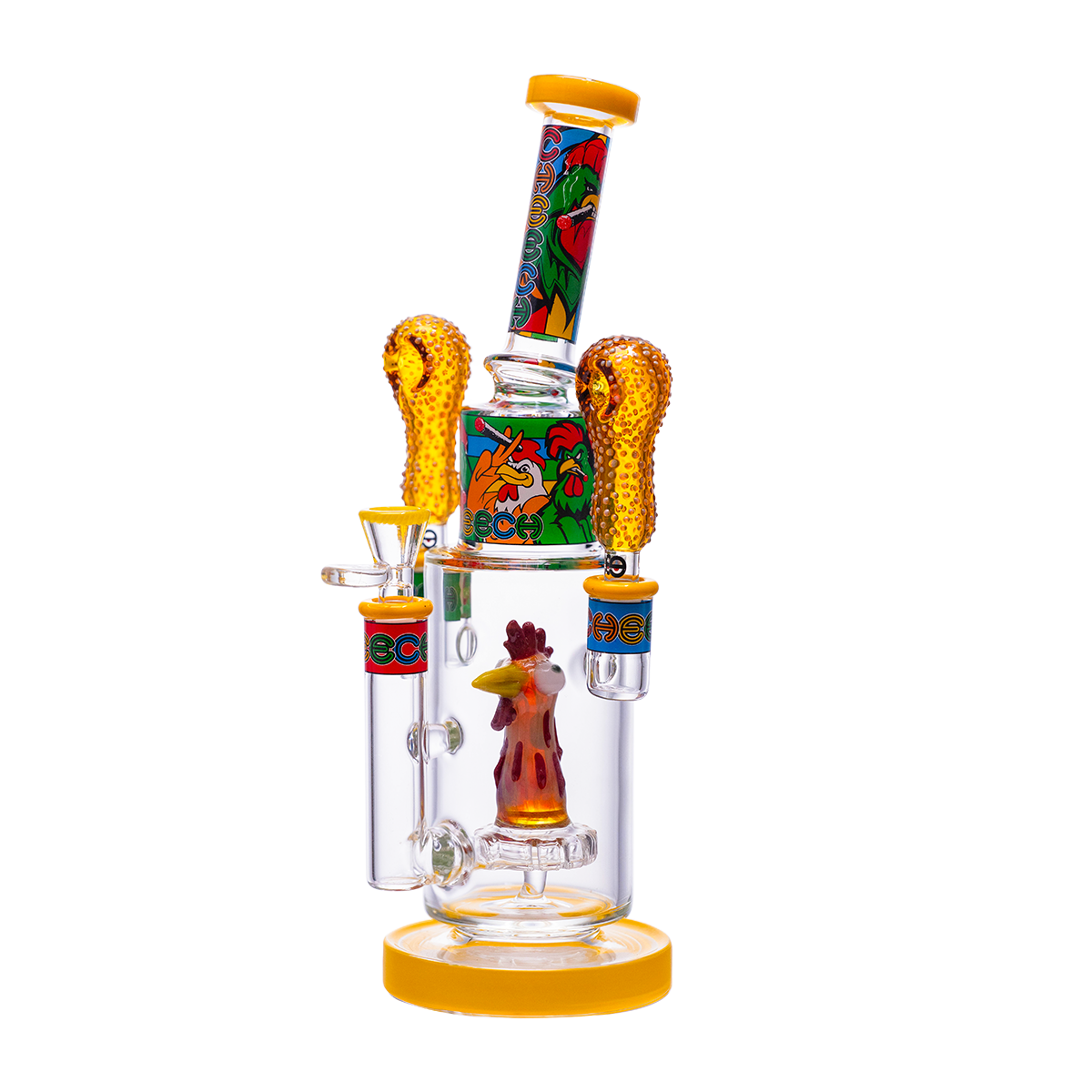 Cheech Glass - Fried Chicken Wings - Water Pipe CHE-419 - image 1 of 3