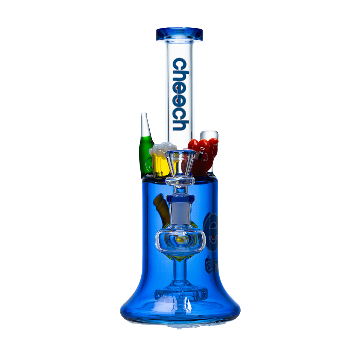 Cheech Glass - Blue Beast Packed With Surprises Water Pipe CHE-421 - image 3 of 3