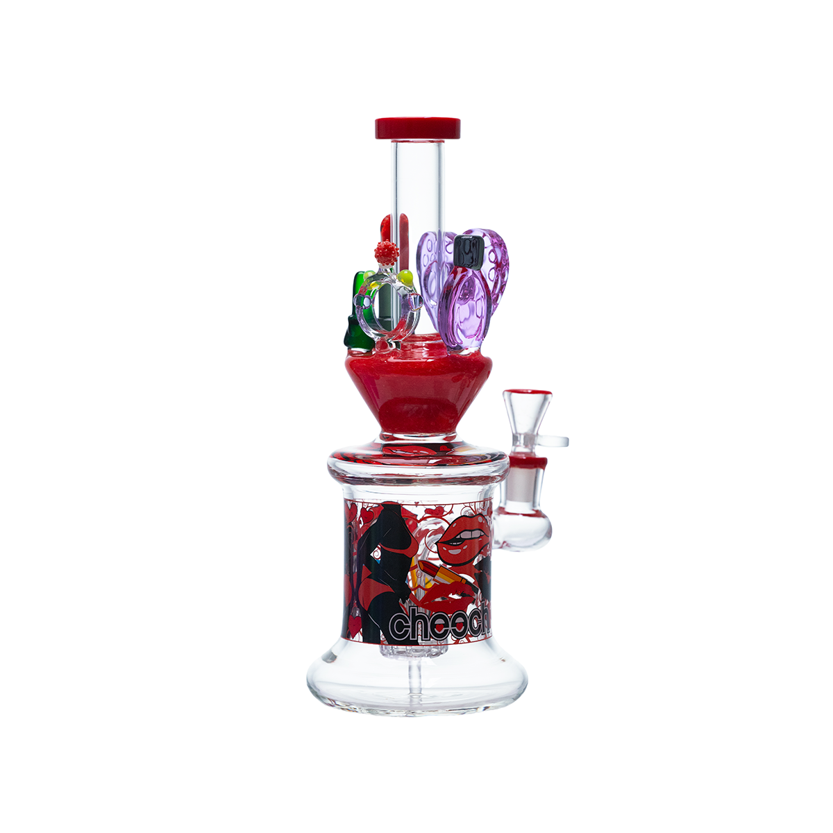 Cheech Glass - Love Struck Lipstick Water Pipe CHE-423 - image 2 of 3