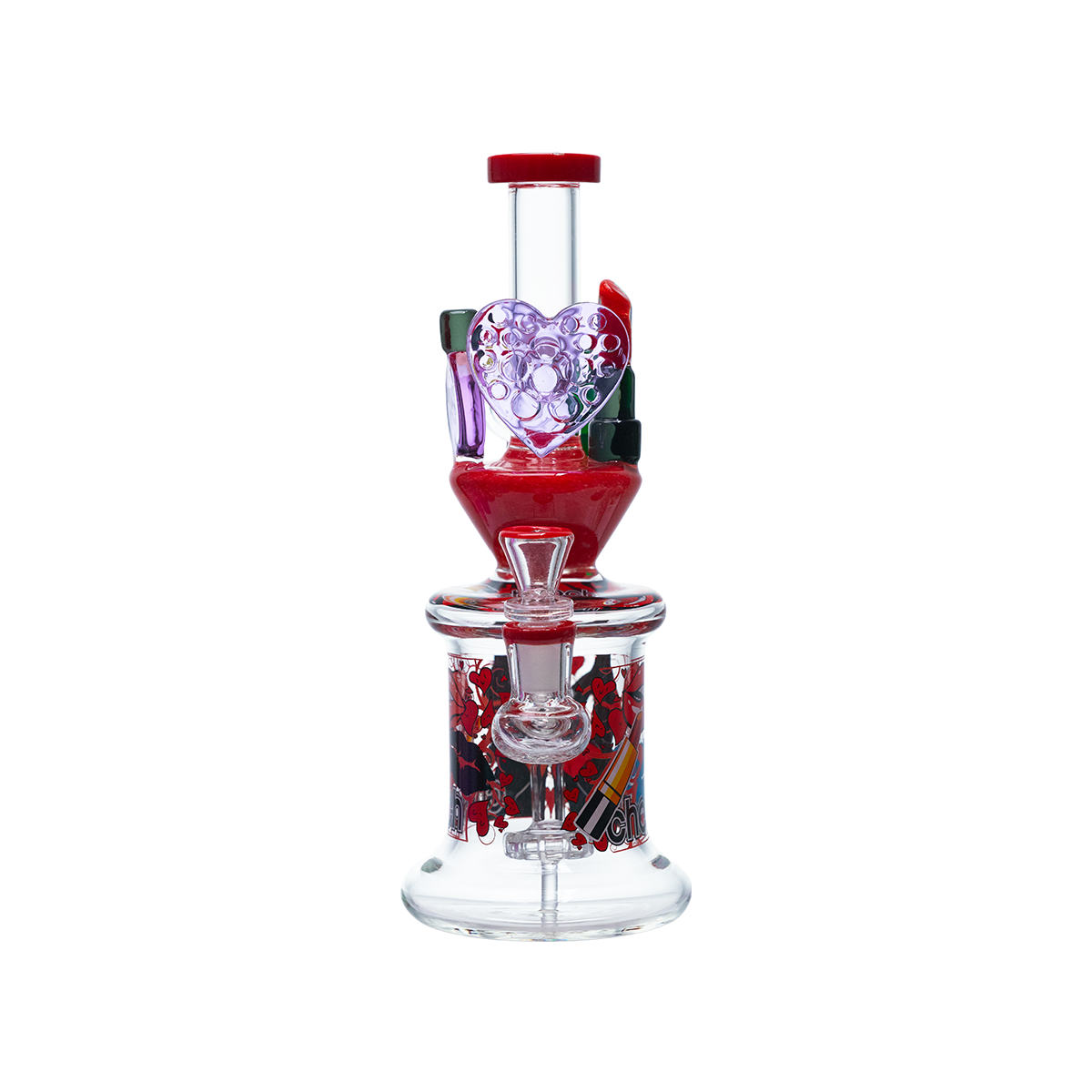 Cheech Glass - Love Struck Lipstick Water Pipe CHE-423 - image 3 of 3