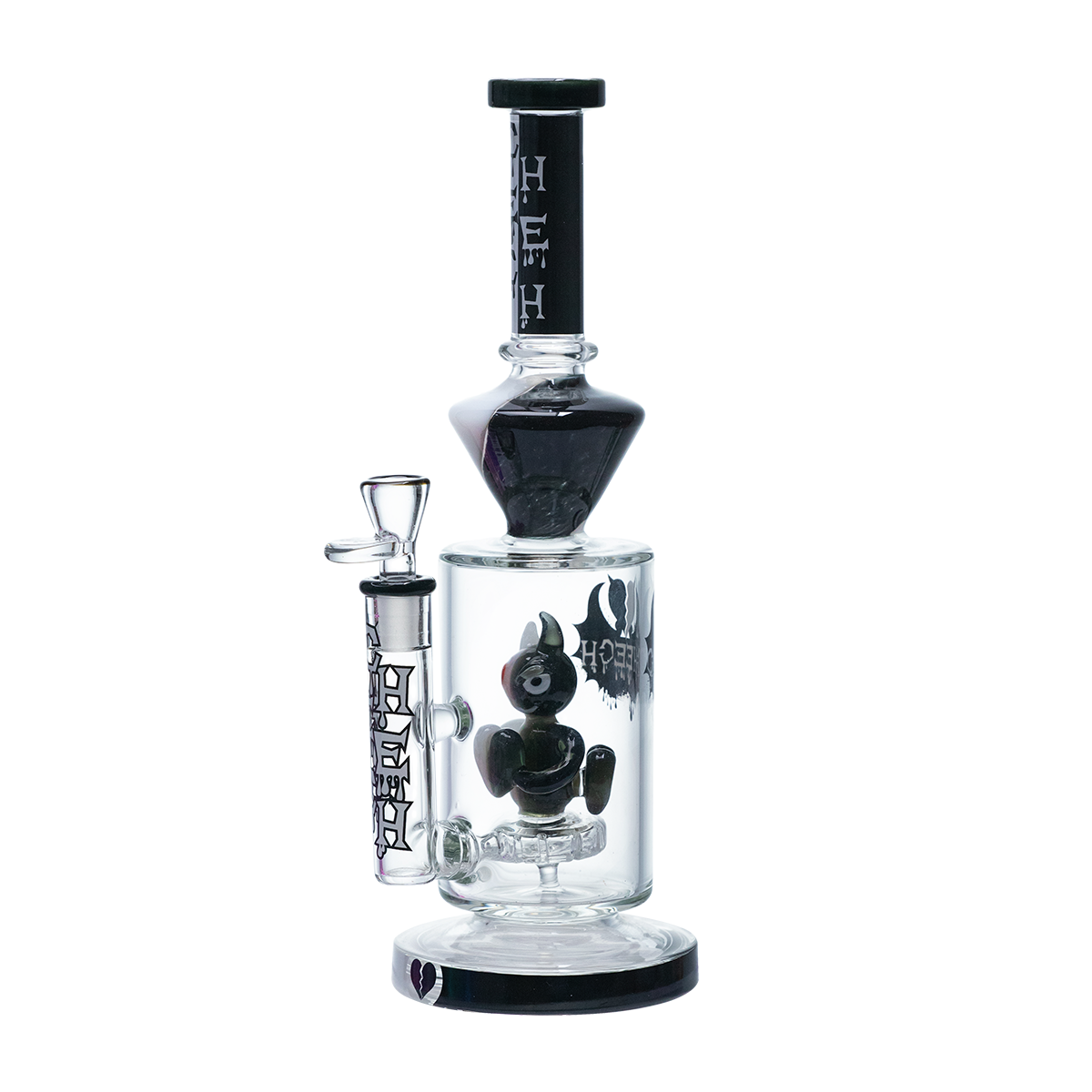 Cheech Glass - Dark Devil Glass Rig - Water Pipe CHE-425 - image 1 of 3