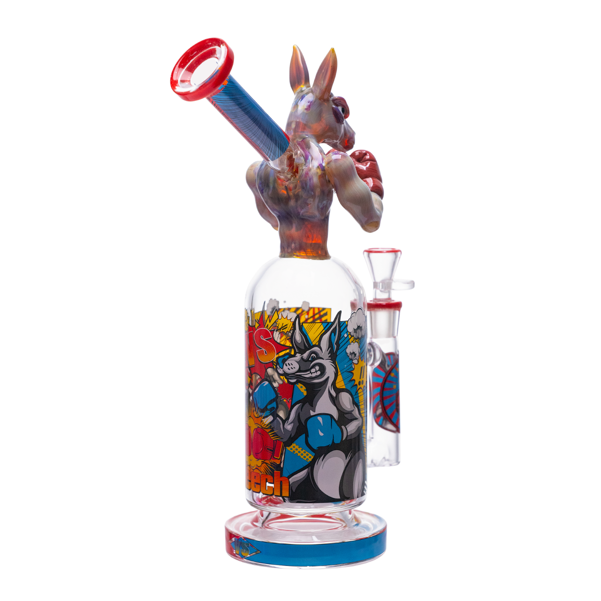 Cheech Glass - Kangaroo Boxer Knockout - Water Pipe CHE-427 - image 3 of 3