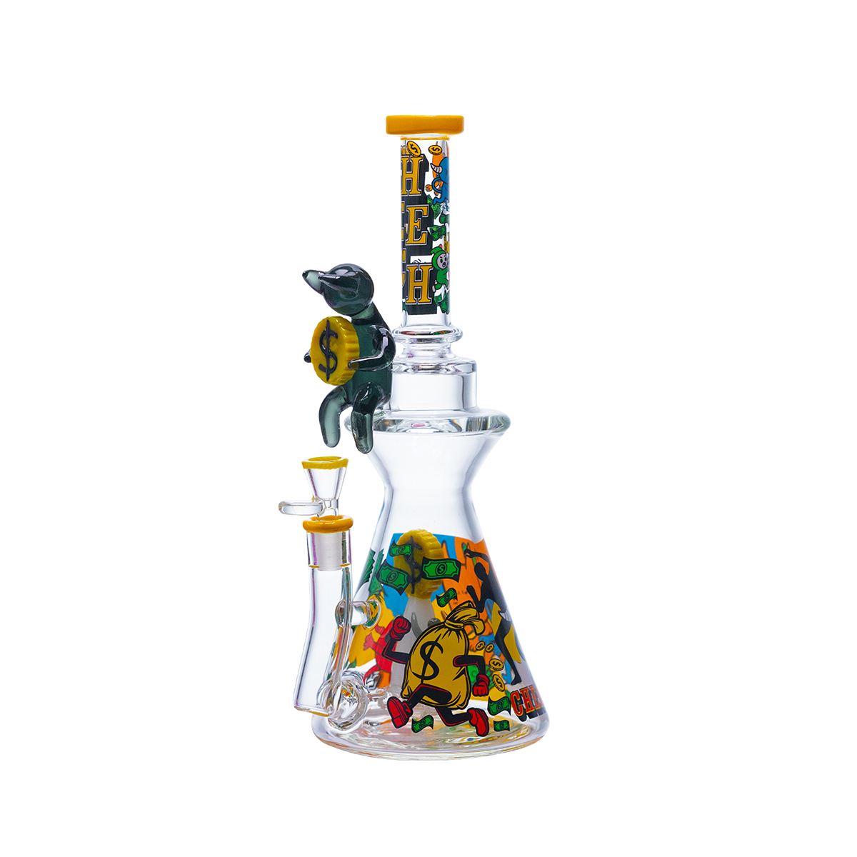 Cheech Glass - Money Bags Hustler - Water Pipe CHE-428 - image 2 of 3